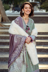 Sweet Union | 3Pc Unstitched Suit Winter Embroidered Broadway By Mushq